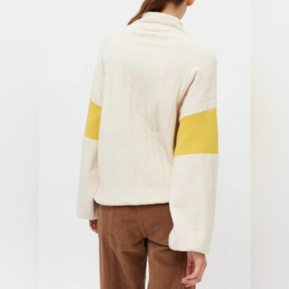 Urban Outfitters BDG Beckette Mock Neck Sweater- Sz XS Ret $148 cream color - Picture 3 of 11